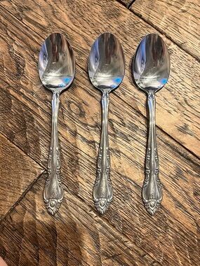 Northland MALMAISON Teaspoons (3) Stainless Steel Flatware